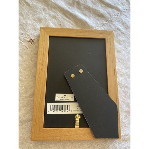 Philip Whitney Picture Photo Frame Inlay Inlaid Solid Wood 4x6 Marquetry Mission - Picture 7 of 8